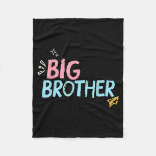 Big Brother Baby Brother Boy Maternity Day Of Scho Fleece Blanket