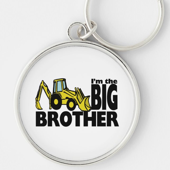 Big Brother Backhoe Key Ring (Front)