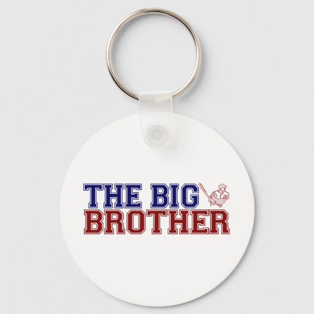 Big Brother Baseball Key Ring (Front)