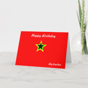 Big brother birthday cards