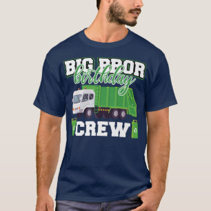 Big Brother Birthday Crew Garbage Truck Family Mat T-Shirt