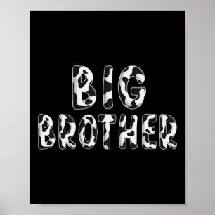 Big Brother Birthday Family Matching Fathers Day B Poster
