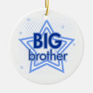 Big brother blue stars ornament