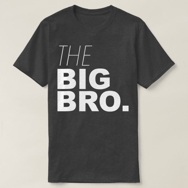 Big Brother Boys Shirt For Kids Adult The Big Brot (Design Front)