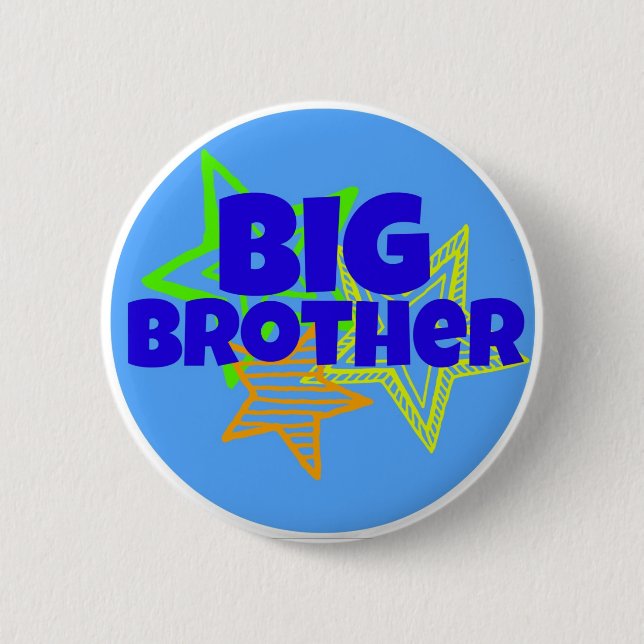 Big Brother (button) 6 Cm Round Badge (Front)