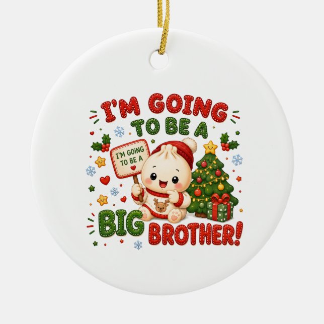 Big Brother Ceramic Ornament (Front)