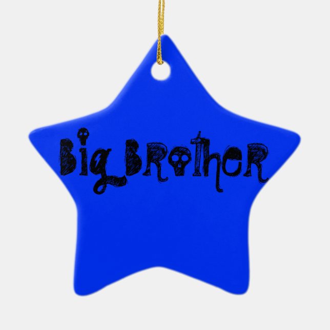 Big Brother Ceramic Tree Decoration (Front)