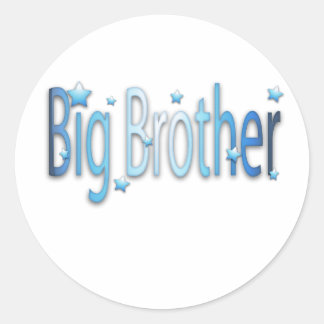 big.brother classic round sticker