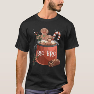 Big Brother Cocoa Mug Gingerbread Cookie Xmas Chri T-Shirt