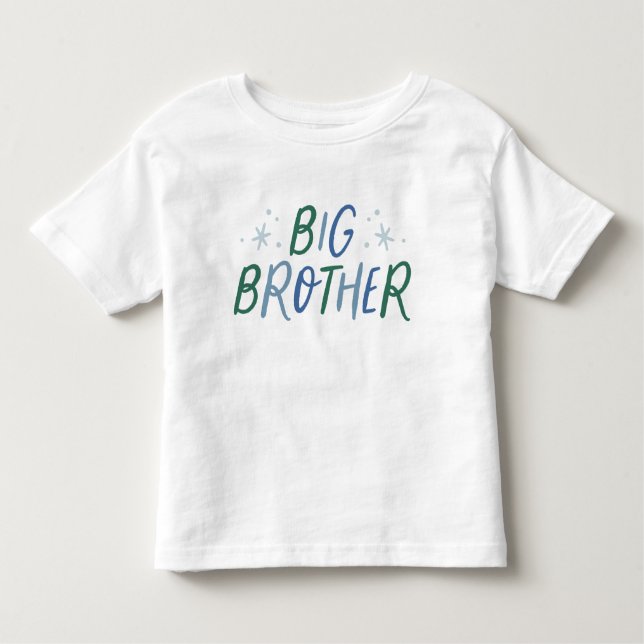  Big Brother Colourful Bright Type Toddler T-Shirt (Front)