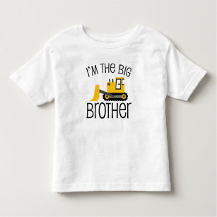 Big Brother Construction Front Loader Toddler T-Shirt
