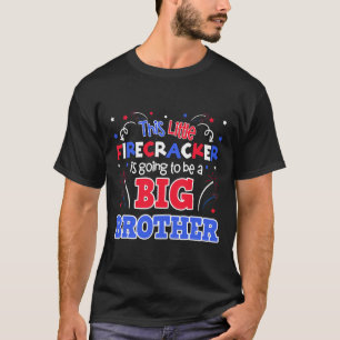 Big Brother Cute 4th Of July Pregnancy Announcemen T-Shirt