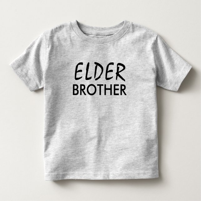 Big Brother | Cute Trendy Matching Quote Design Toddler T-Shirt (Front)