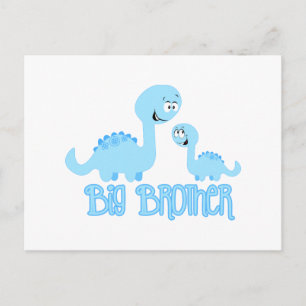 Big Brother Dinosaur Postcard