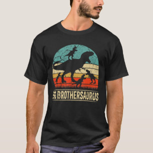 Big Brother Dinosaur T Rex Big Brothersaurus 4 Kid T-Shirt