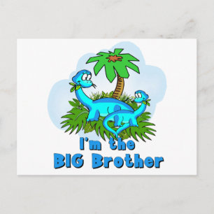 Big Brother Dinosaurs Postcard