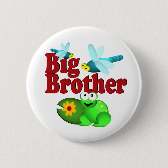 Big Brother Dragonfly 6 Cm Round Badge (Front)