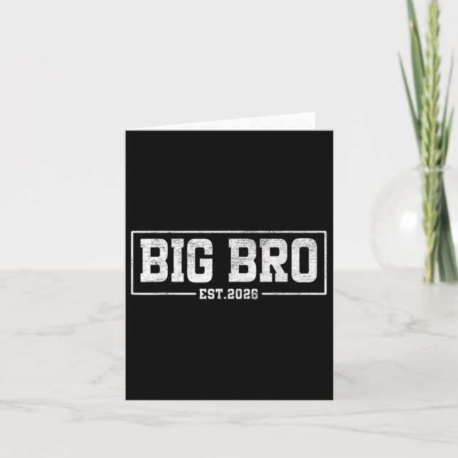 Big Brother Est. 2026 - Bro 2026 Loading New Big B Card (Front)