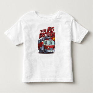 Big Brother Fire Truck Toddler T-Shirt