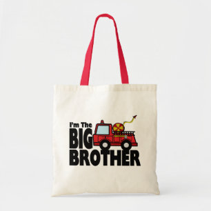 Big Brother Fire Truck Tote Bag