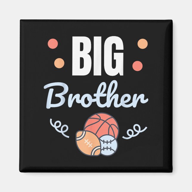 Big Brother _ Fun Pregnancy Announcement &amp; Sib Magnet (Front)
