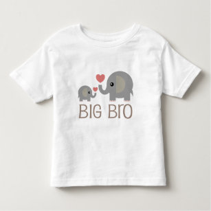 Big Brother Gift Idea Elephant Toddler T-Shirt