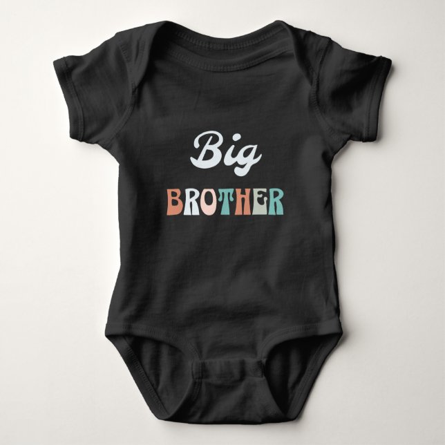 Big Brother Groovy Baby Bodysuit (Front)