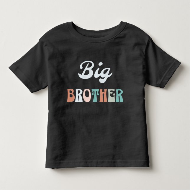 Big Brother Groovy Toddler T-Shirt (Front)