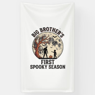 Big Brother Halloween First Spooky Season Vintage Banner