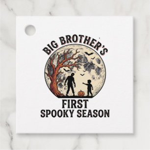 Big Brother Halloween First Spooky Season Vintage Favour Tags