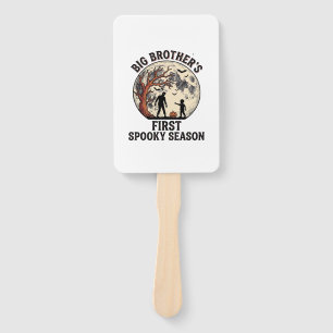 Big Brother Halloween First Spooky Season Vintage Hand Fan