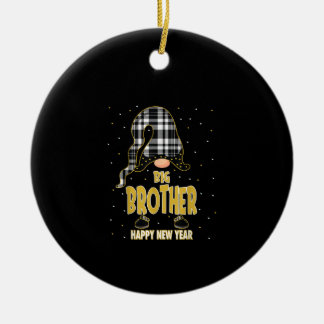 Big Brother Happy New Year| Matching gift Ceramic Ornament