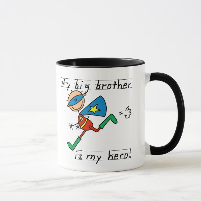Big Brother Hero T-shirts and Gifts Mug (Right)