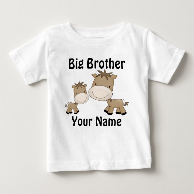 Big Brother Horse Personalised T-shirt (Front)