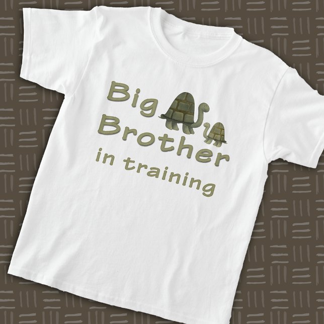 Big Brother In Training Cute Green Turtles T-Shirt (Creator Uploaded)