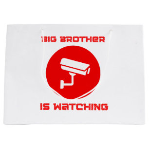 Big Brother is Watching 1984 ingsoc Large Gift Bag