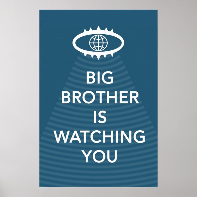 Big Brother Is Watching You 1984 Poster (Front)
