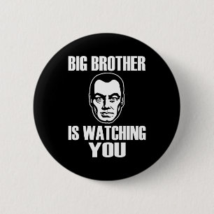 Big Brother is Watching You 6 Cm Round Badge