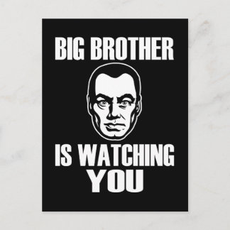 Big Brother is Watching You Postcard