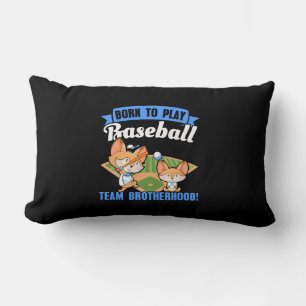 Big Brother Little Brother - Baseball Players Lumbar Cushion