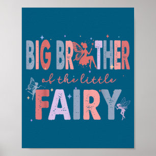 Big Brother Little Fairy First Illustration Poster
