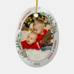 Big Brother Little Sister Classic Warm Quote  Ceramic Ornament
