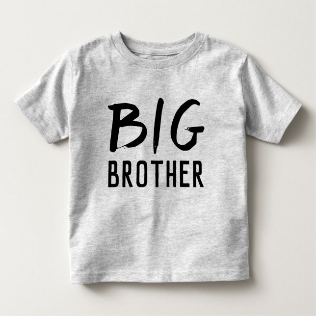 Big Brother | Modern Trendy Stylish Cute Matching Toddler T-Shirt (Front)