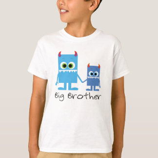 "big brother" monster siblings blue T-Shirt
