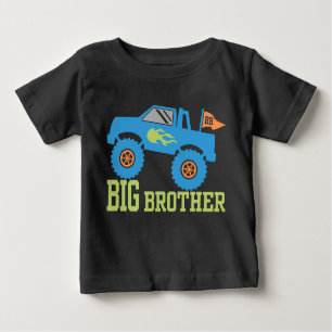 Big Brother Monster Truck Baby T-Shirt
