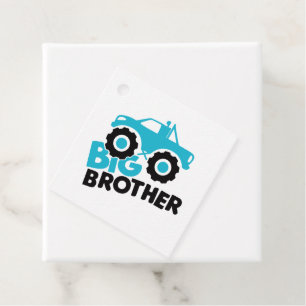 Big Brother Monster Truck Favour Tags