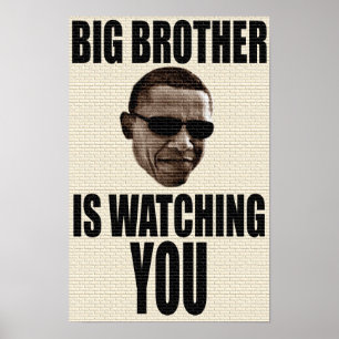 Big Brother Obama 1984 Poster