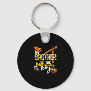 Big Brother Of Birthday Boy Constructor Key Ring