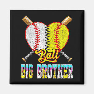Big brother of both half baseball softball ice magnet