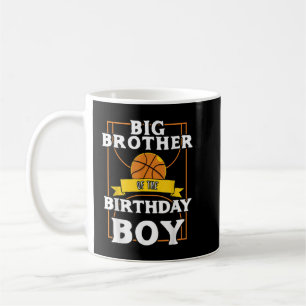 Big Brother Of The Birthday Baller Basketball Bday Coffee Mug